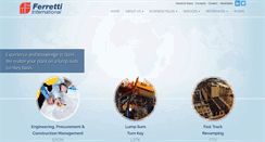 Desktop Screenshot of ferretti-group.com